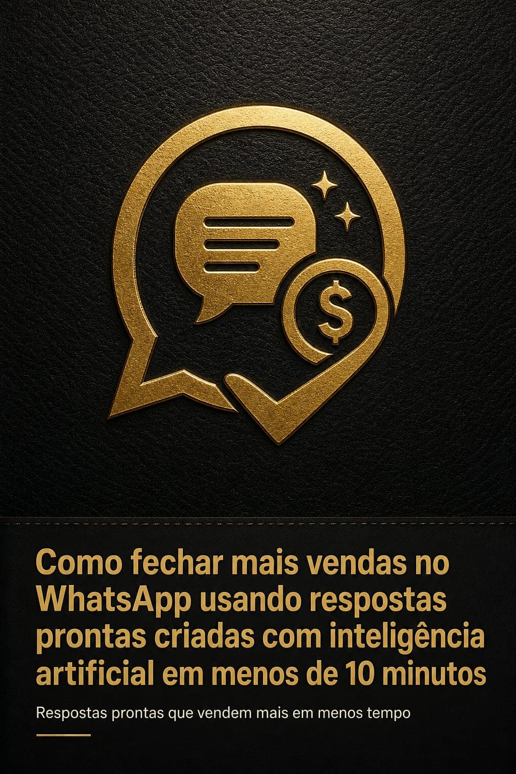 Como fechar mais vendas no WhatsApp usando respostas prontas criadas com inteligência artificial em menos de 10 minutos